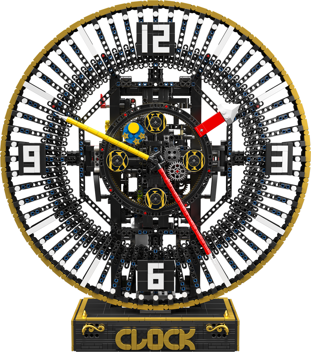 Motorized Mechanical Gear Clock - Image 2