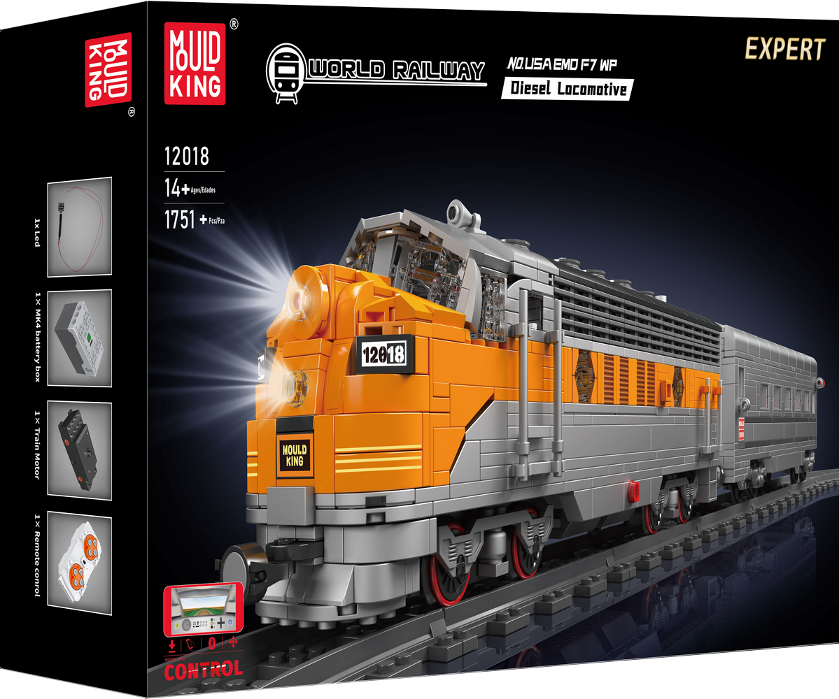 Diesel locomotive USA EMD F7 WP - Image 3